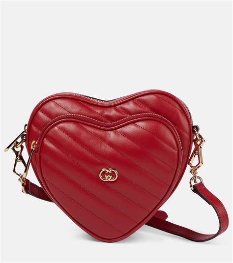 gucci heart shaped bag|Gucci interlocking bag small.